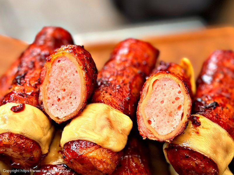 Shotgun Shells mit Leberkäse